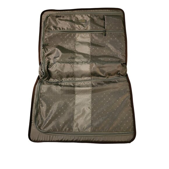 Tumi Alpha Brown Expandable Garment Roller Bag With Multiple Compartments - Picture 12 of 17